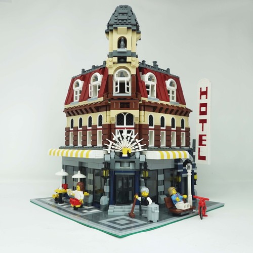 Lego cafe corner - corner, costruzione