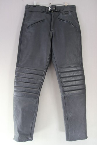 Pantalone biker jts pelle - jts, nero