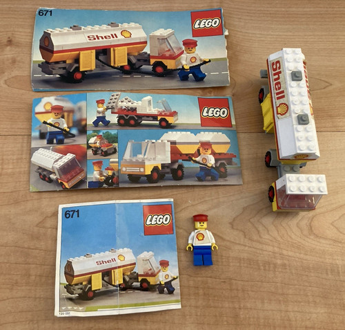Lego vintage 671 shell fuel - lego,